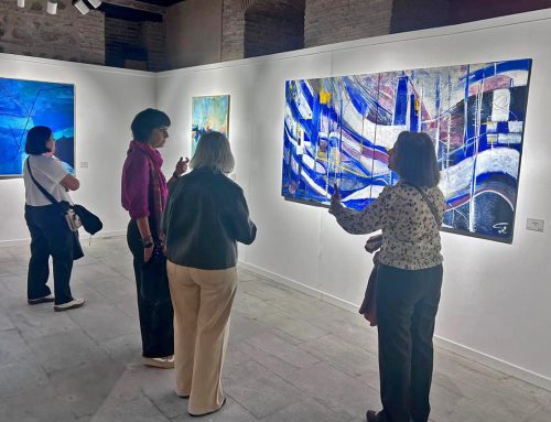 Arte y vino se fusionan en la exposición Abstrack
