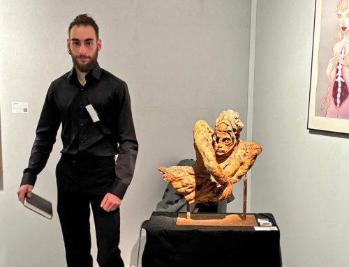 El cava de Almendralejo marida el arte figurativo del artista extremeño Samuel Benavent